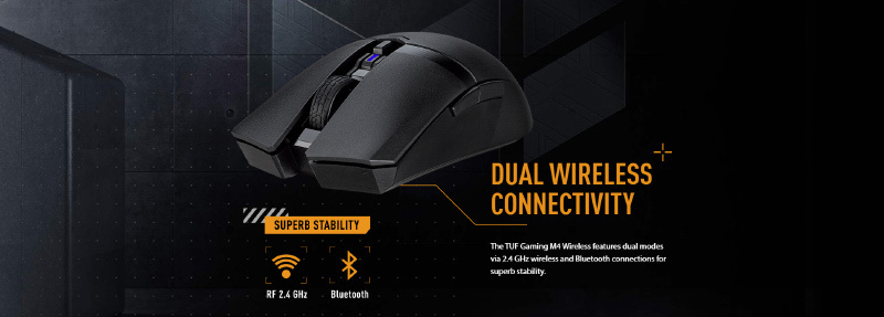 Asus เมาส์เกมไร้สาย TUF Gaming M4 Wireless