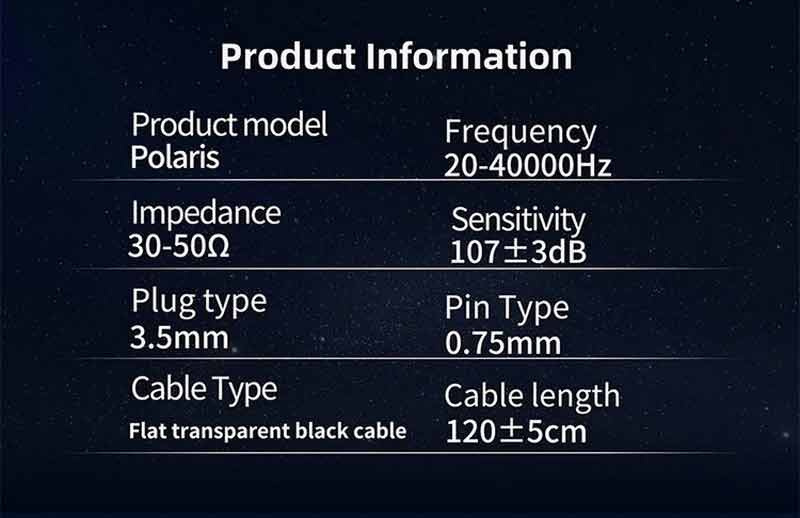 CCA หูฟัง In-Ear รุ่น Polaris 