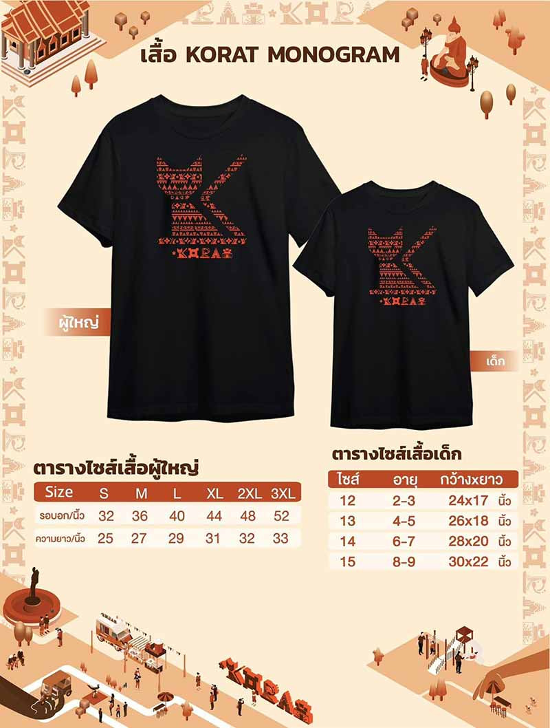 KORATCAT เสื้อยืดแมวดำลายส้ม