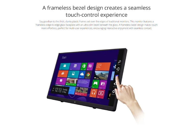 ViewSonic จอคอมพิวเตอร์ 21.5 นิ้ว รุ่น TD2230 Touch Screen