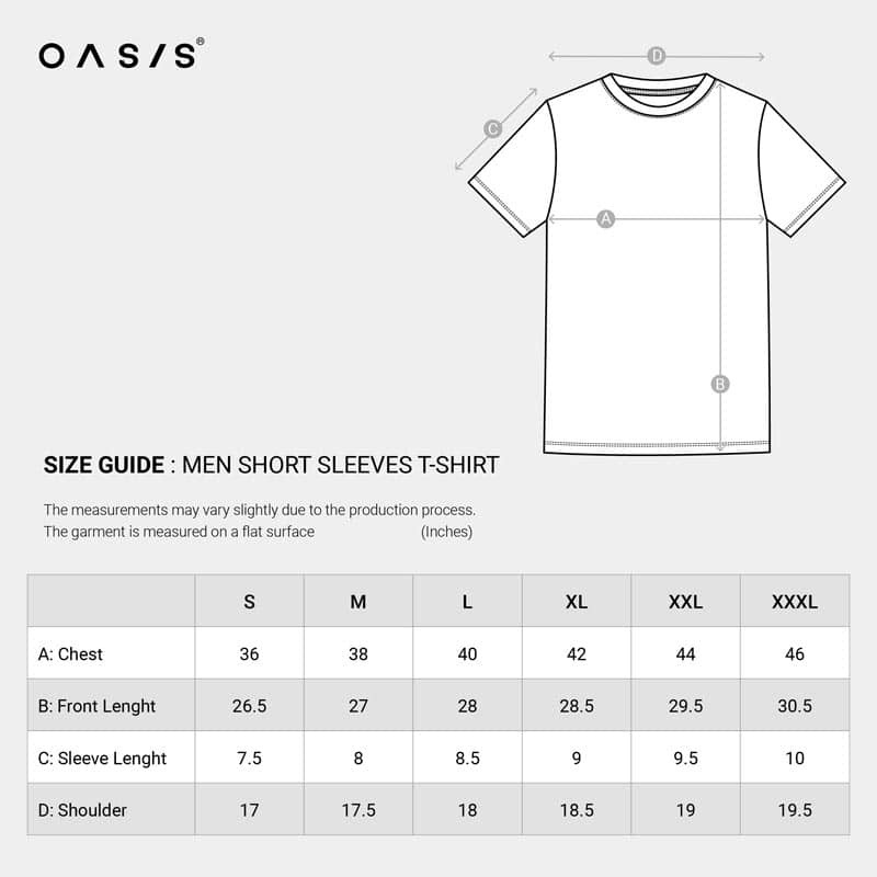 OASIS Vibes Collection เสื้อยืดผู้ชาย รุ่น MTC1816 title =OASIS Vibes Collection เสื้อยืดผู้ชาย รุ่น MTC1816