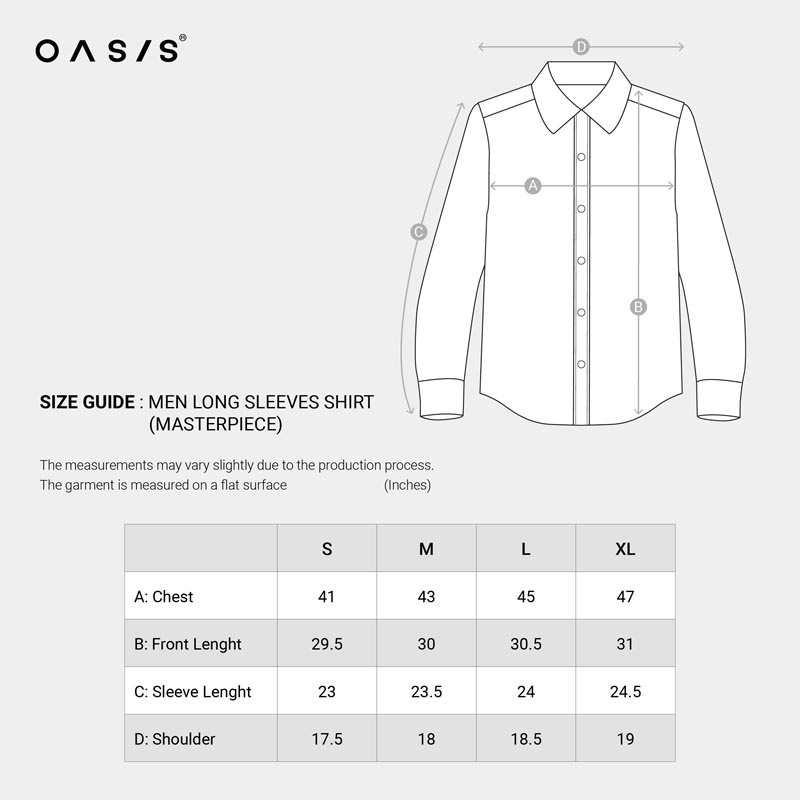 Oasis Masterpiece เสื้อเชิ้ตผู้ชาย รุ่น MPWLC4074 title =Oasis Masterpiece เสื้อเชิ้ตผู้ชาย รุ่น MPWLC4074