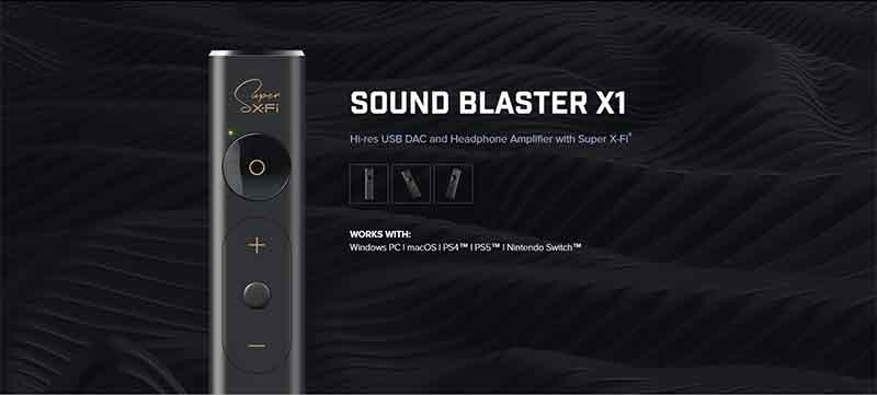 CREATIVE ซาวน์การ์ด USB Sound Blaster X1