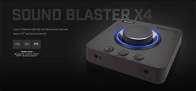 CREATIVE ซาวน์การ์ด USB Sound Blaster X4