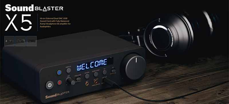 CREATIVE ซาวน์การ์ด USB Sound Blaster X5