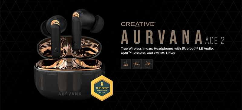 CREATIVE หูฟัง True Wireless Aurvana Ace 2