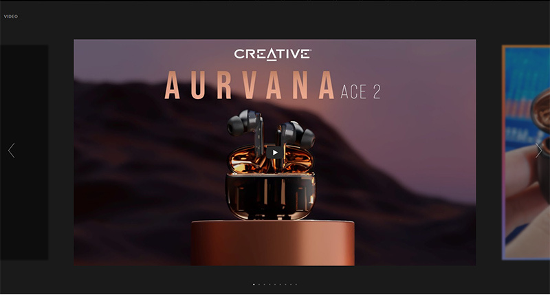 CREATIVE หูฟัง True Wireless Aurvana Ace 2