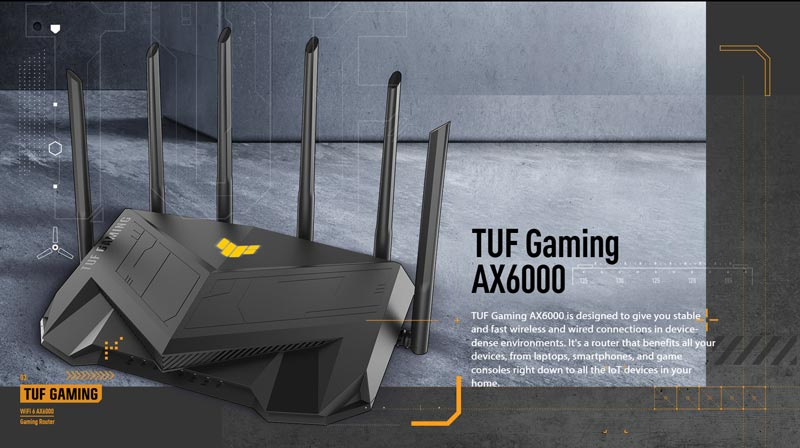 ASUS เราเตอร์เกม TUF Gaming AX6000