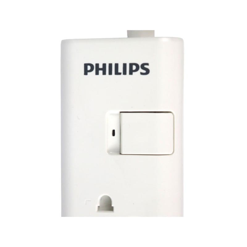 Philips ปลั๊กไฟ 4 ช่อง 1 สวิตช์ควบคุม ยาว 3 เมตร รุ่น CHP2444WB/67