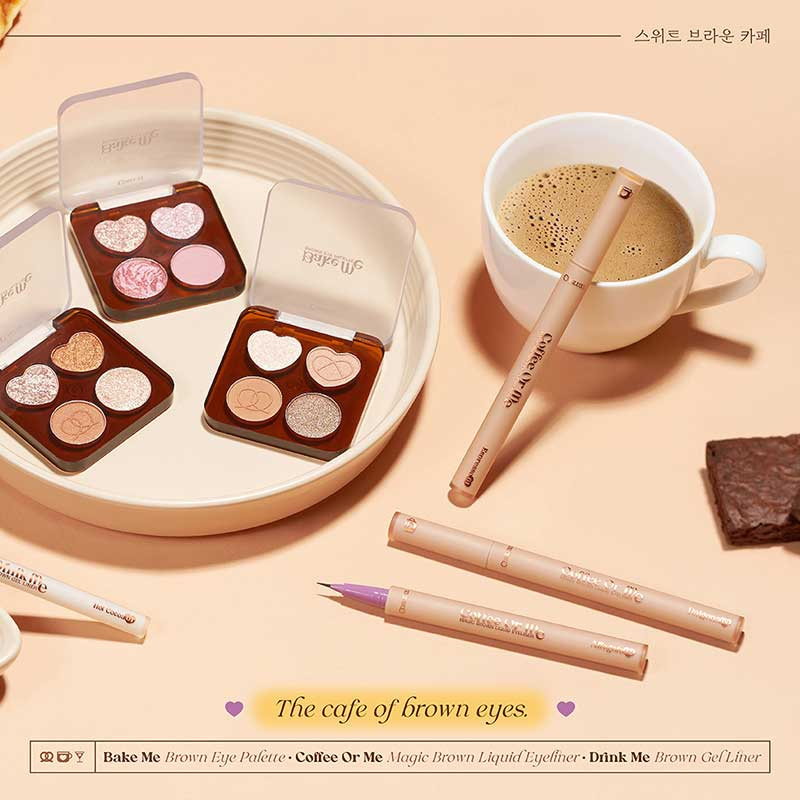 COSLUXE อายแชร์โดว์ Bake Me Brown Eye Palette 3.6 กรัม