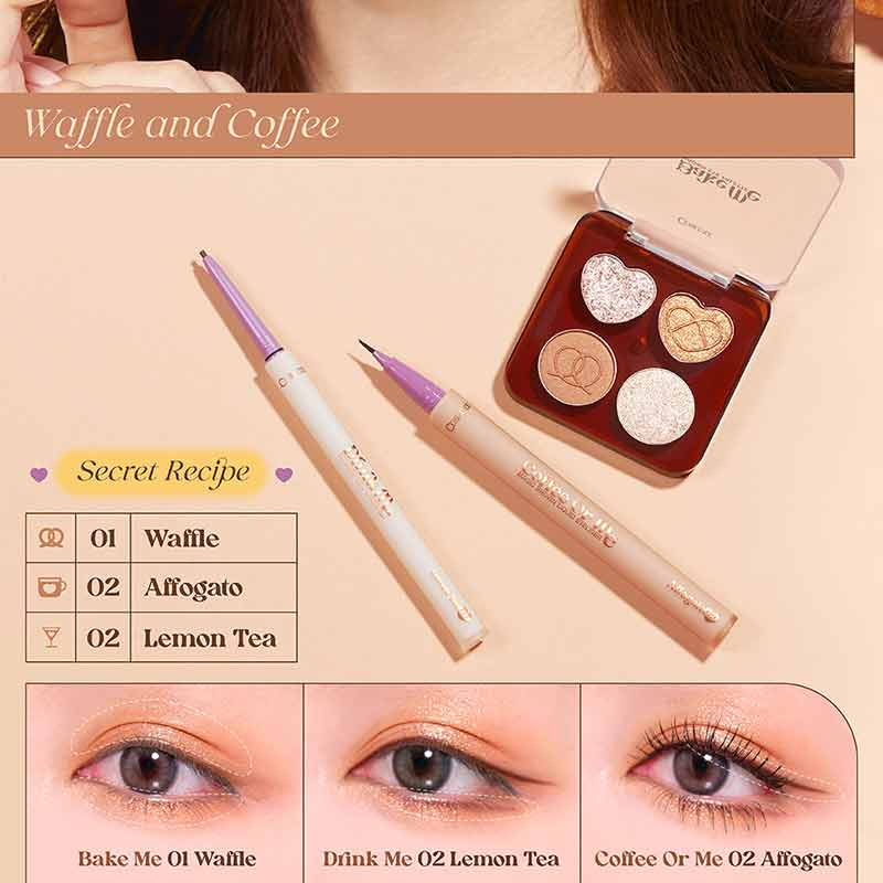 COSLUXE อายแชร์โดว์ Bake Me Brown Eye Palette 3.6 กรัม