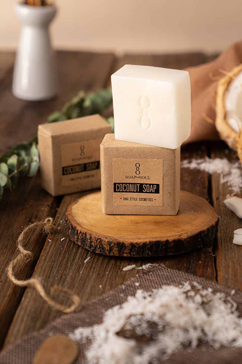 SOAP FOR SOUL สบู่ Coconut Soap 110 กรัม