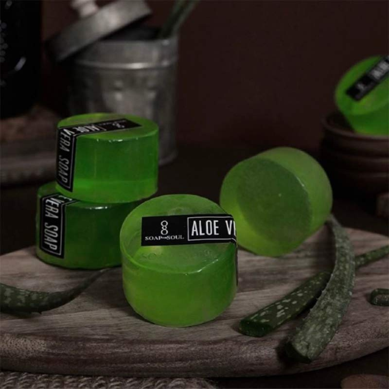 SOAP FOR SOUL สบู่ Aloe Vera Soap 95 กรัม