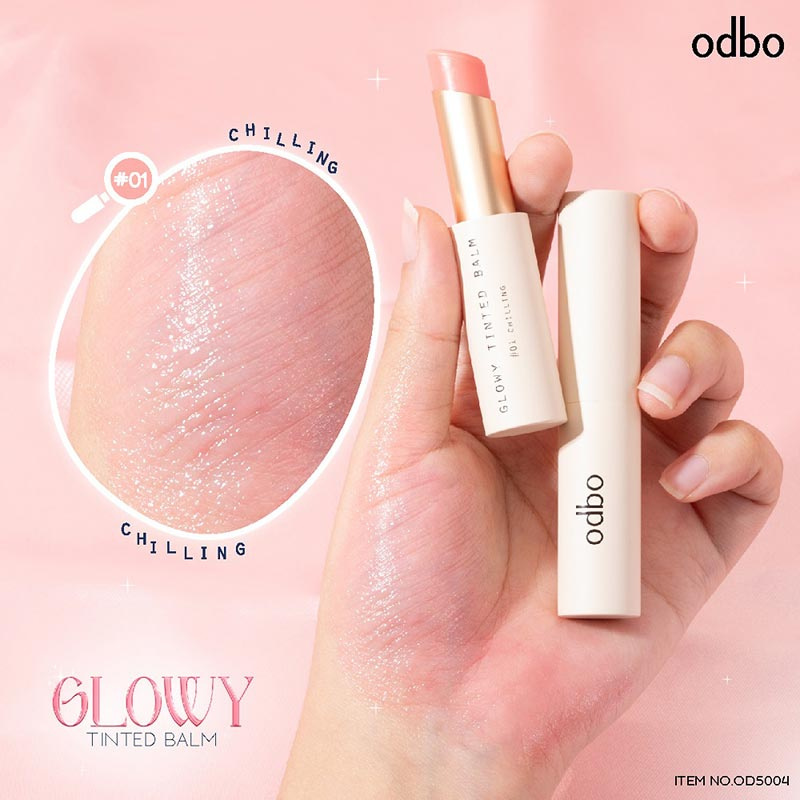 Odbo ลิปทินส์บาล์ม Glowy Tinted Balm OD5004 3 กรัม