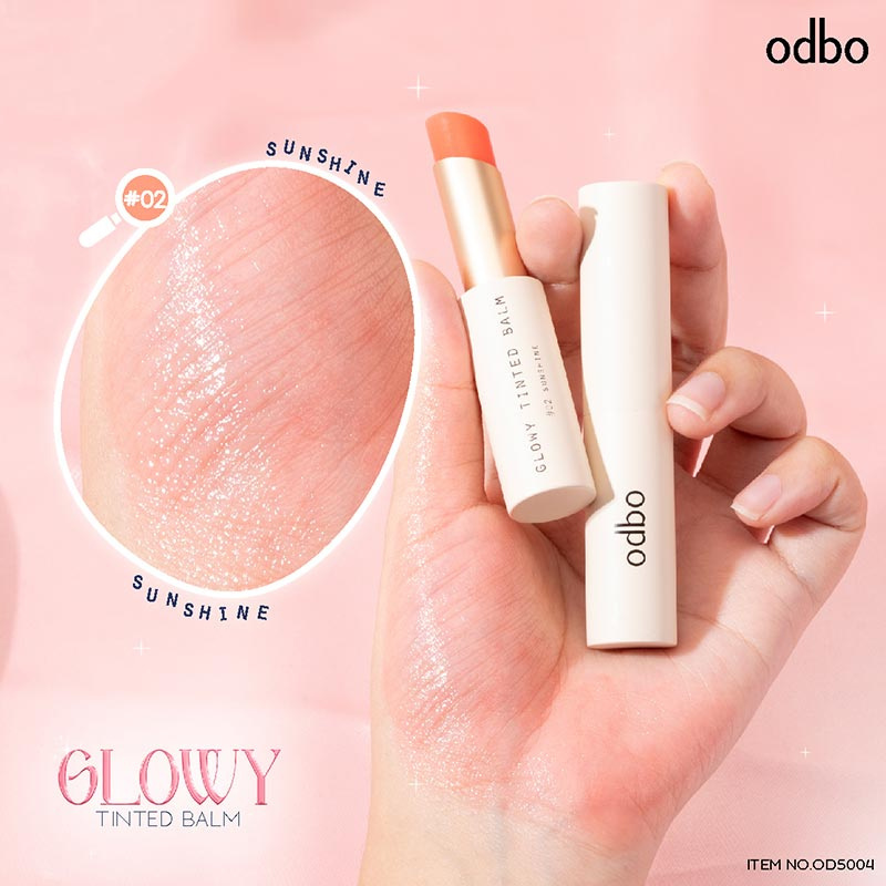 Odbo ลิปทินส์บาล์ม Glowy Tinted Balm OD5004 3 กรัม