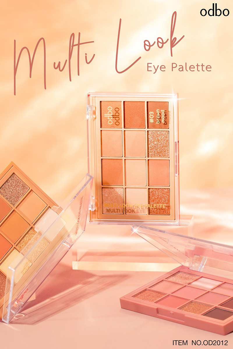 Odbo อายแชโดว์ Multi Look Eye Palette OD2012 10 กรัม