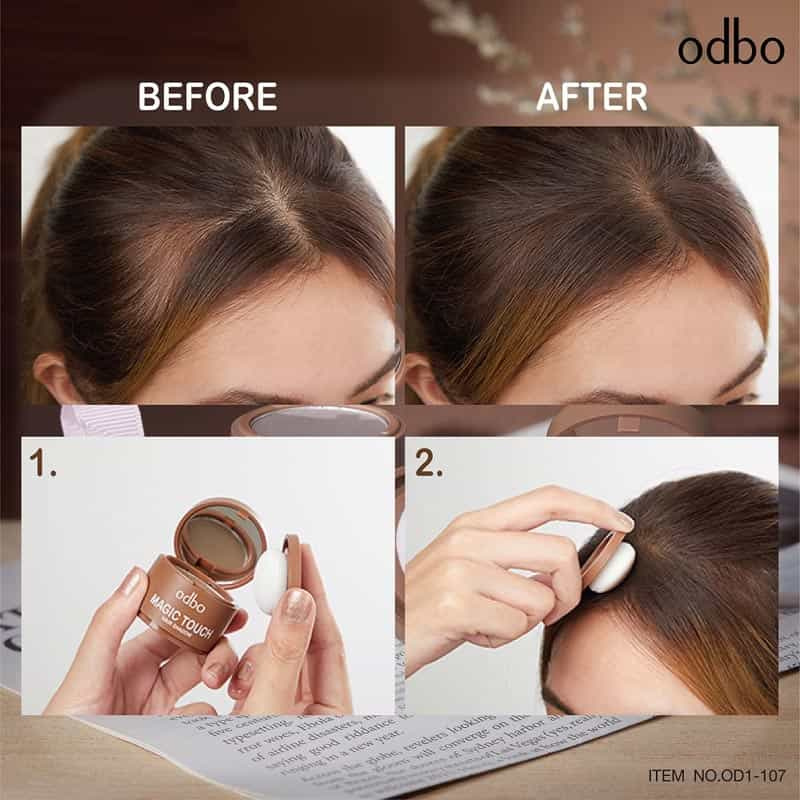 Odbo แฮร์แชโดว์ Magic Touch Hair Shadow OD1-107 3 กรัม