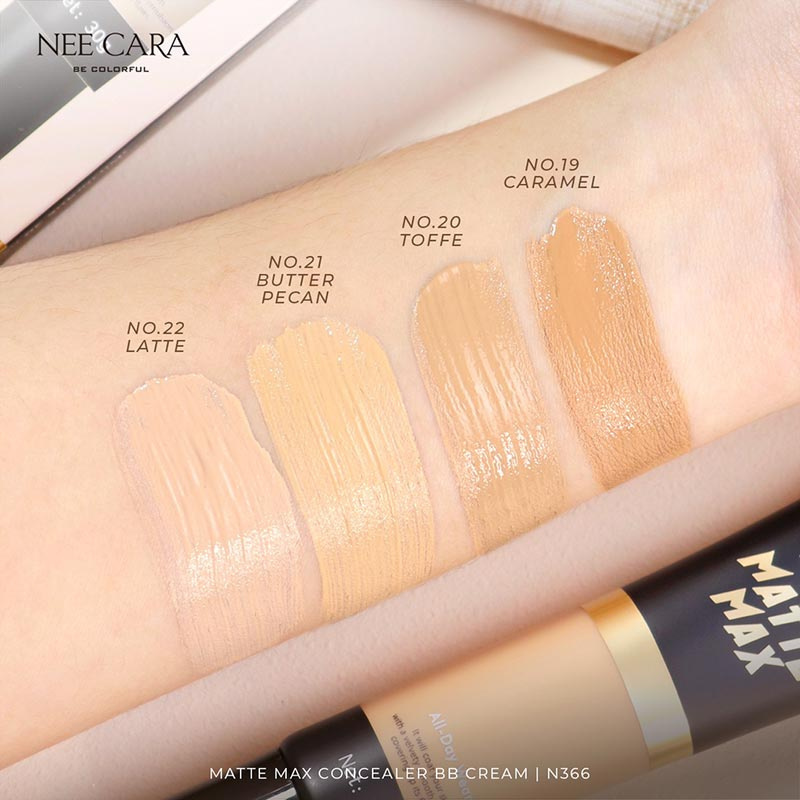 Nee Cara บีบีครีม Matte Max Concealer BB Cream 30 กรัม N366