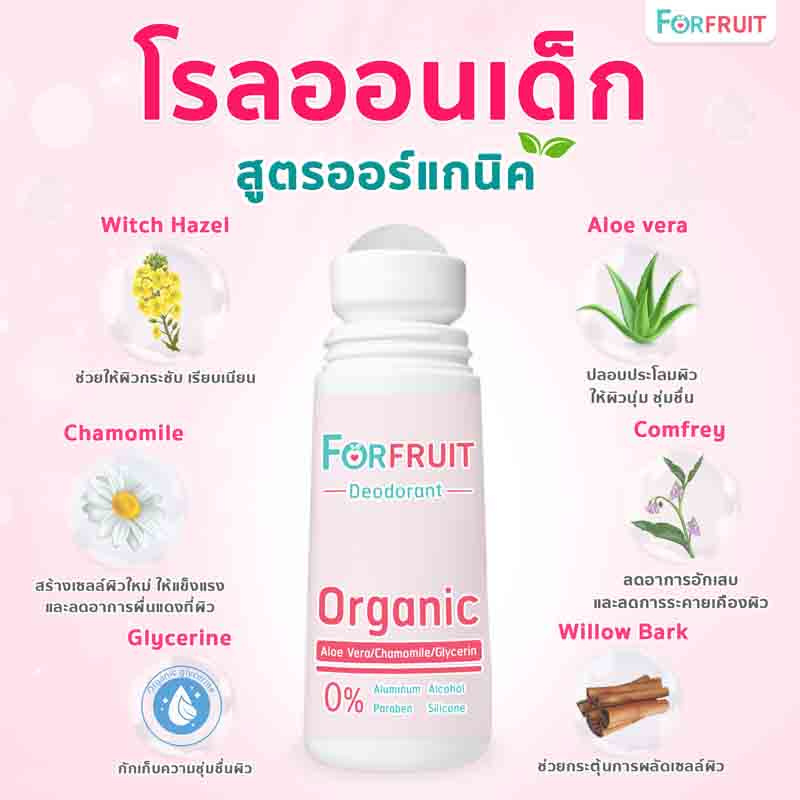 FORFRUIT ดีโอโดแรนท์ ฟอร์ คิดส์