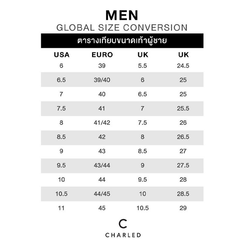 CHARLED รองเท้า รุ่น RA8217