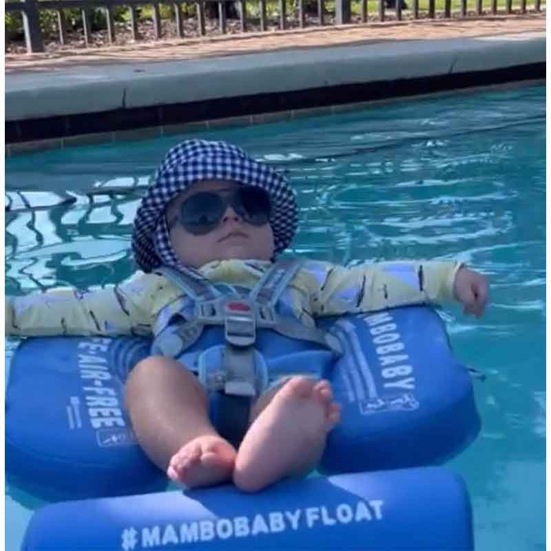 Mambobaby ห่วงอกลอยน้ำ B503-T chest float Seal (Tail Only) - Blue