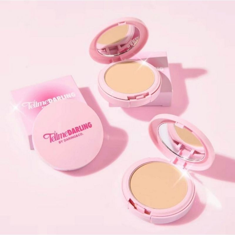 Tellme แป้งผสมรองพื้น Darling Long Wear Flawless Powder SPF30PA+++ 11 กรัม