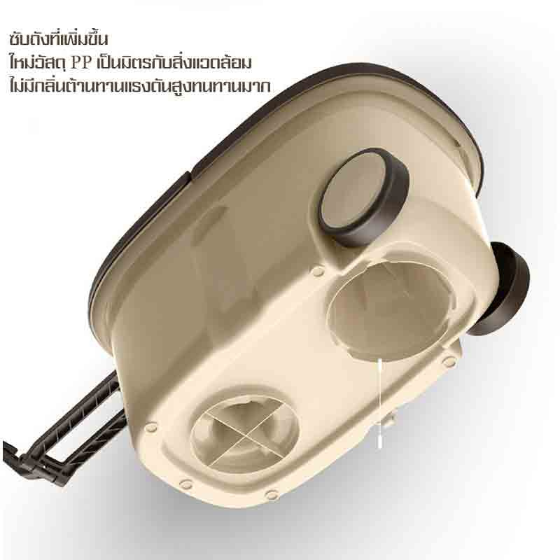 ALLSKING ชุดถังปั่น Spin Mop ทรงกลมพร้อมผ้า