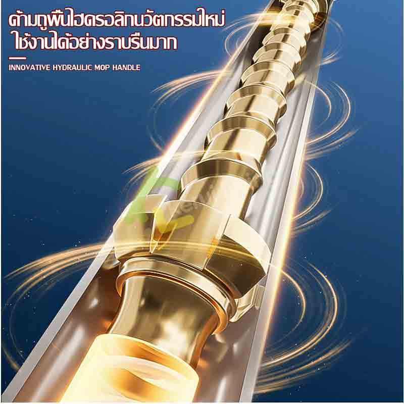 ALLSKING ชุดถังปั่น Spin Mop ทรงกลมพร้อมผ้า