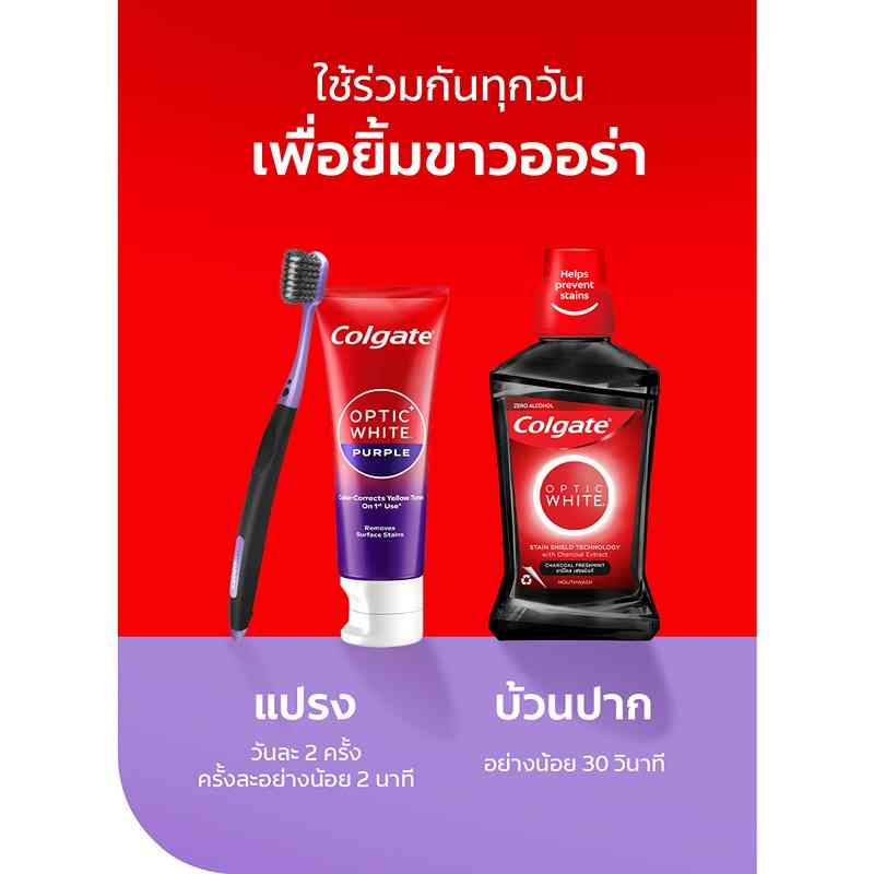 คอลเกต น้ำยาบ้วนปากพลักซ์ เปปเปอร์มินต์ 250 มล.
