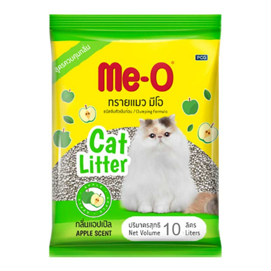 Meo ทรายแมว กลิ่นแอปเปิ้ล ขนาด 10 ลิตร Meo ทรายแมว กลิ่นแอปเปิ้ล ขนาด 10 ลิตร