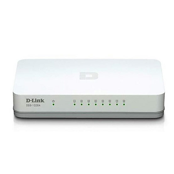 D-Link 8-port 10/100/1000Mbps Unmanaged Gigabit Swtich (DGS-1008A) D-Link 8-port 10/100/1000Mbps Unmanaged Gigabit Swtich (DGS-1008A)