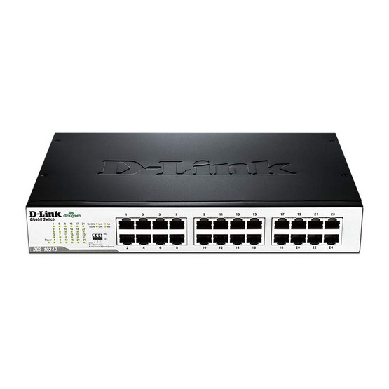 D-Link 24-port 10/100/1000Mbps Unmanaged Gigabit Swtich (DGS-1024D) D-Link 24-port 10/100/1000Mbps Unmanaged Gigabit Swtich (DGS-1024D)
