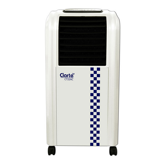 พัดลมไอเย็น Clarte' รุ่น CT22AC/WH 7 ลิตร พัดลมไอเย็น Clarte' รุ่น CT22AC/WH 7 ลิตร