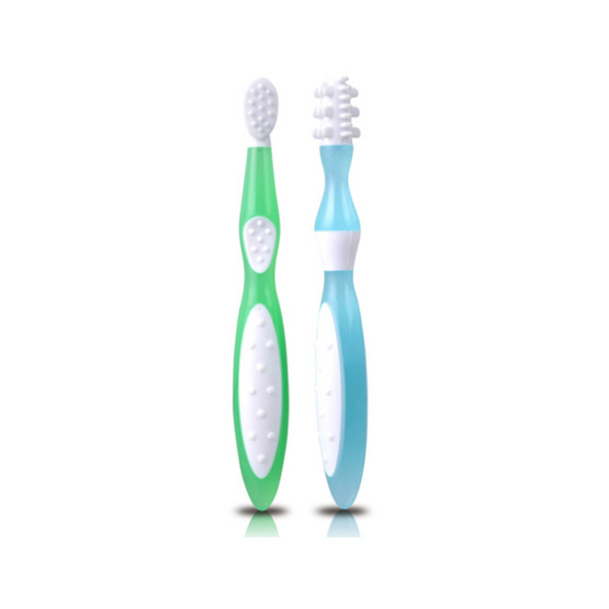 Kidsme ชุดแปรงสีฟันสำหรับเด็กแรกเกิด - สีเขียว/ฟ้า Kidsme ชุดแปรงสีฟันสำหรับเด็กแรกเกิด - สีเขียว/ฟ้า