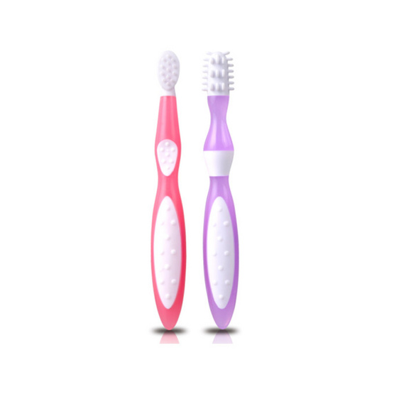 Kidsme ชุดแปรงสีฟันสำหรับเด็กแรกเกิด - สีม่วง/แดง Kidsme ชุดแปรงสีฟันสำหรับเด็กแรกเกิด - สีม่วง/แดง