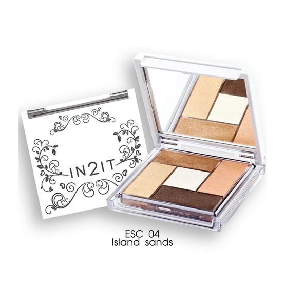 IN2IT Eye Color Palette 4.5g #ESC04 Island sands IN2IT Eye Color Palette 4.5g #ESC04 Island sands