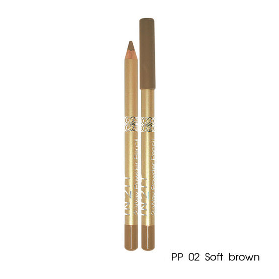 IN2IT 2-way Powder Eyebrow Pencil 1.29g #PP02 Soft brown IN2IT 2-way Powder Eyebrow Pencil 1.29g #PP02 Soft brown