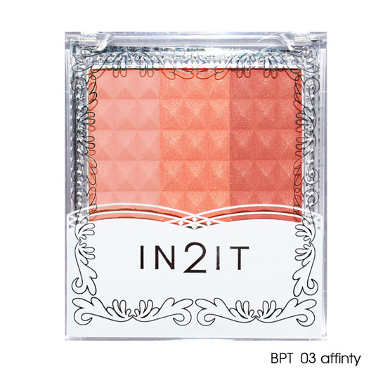 IN2IT Waterproof Triple Blush 8g #BPT03 Affinty IN2IT Waterproof Triple Blush 8g #BPT03 Affinty