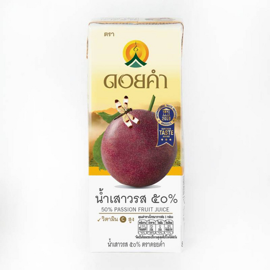 ดอยคำ น้ำเสาวรส 50% 200 มล. ขายยกลัง (36 กล่อง) ดอยคำ น้ำเสาวรส 50% 200 มล. ขายยกลัง (36 กล่อง)