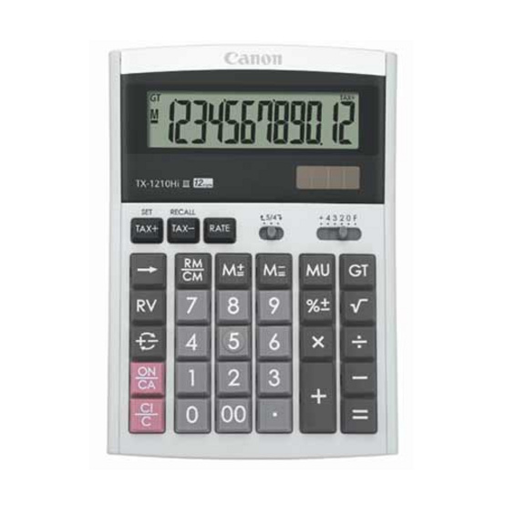 Canon Desktop Calculator รุ่น TX-1210 Hi llI Canon Desktop Calculator รุ่น TX-1210 Hi llI