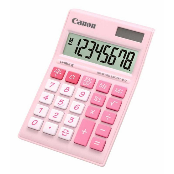 Canon Desktop Calculator รุ่น LS-88 Hi llI Pink Canon Desktop Calculator รุ่น LS-88 Hi llI Pink