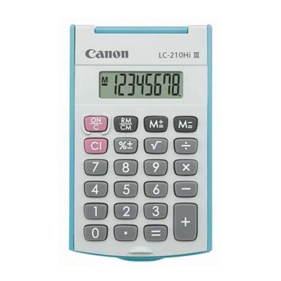 Canon Handheld Calculator รุ่น LC-210Hi lll Blue Canon Handheld Calculator รุ่น LC-210Hi lll Blue