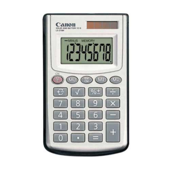 Canon Handheld Calculator รุ่น LS-270H Canon Handheld Calculator รุ่น LS-270H