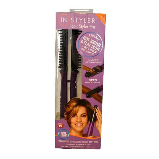 InStyler Lonic Styler Pro เครื่องม้วน&หนีบผม 4 in 1 สีม่วง InStyler Lonic Styler Pro เครื่องม้วน&หนีบผม 4 in 1 สีม่วง