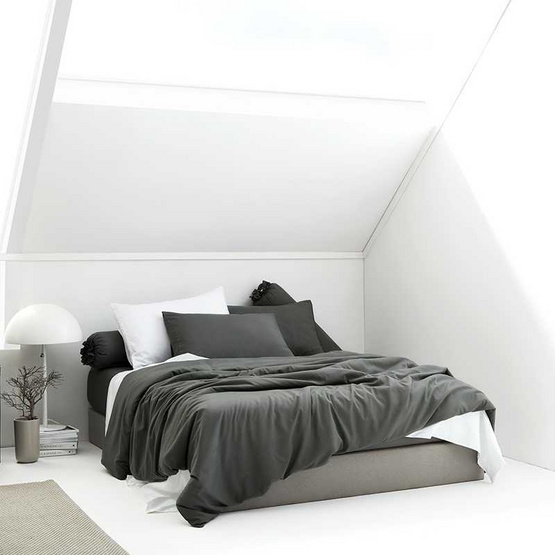 Dunlopillo ผ้าปูที่นอน6ฟุต5ชิ้น Softatex DL-Col-Slate Dunlopillo ผ้าปูที่นอน6ฟุต5ชิ้น Softatex DL-Col-Slate