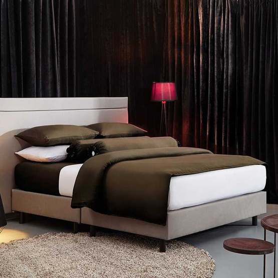 Dunlopillo ผ้าปูที่นอน3.5ฟุต3ชิ้น Softatax DL-Col-Slate Dunlopillo ผ้าปูที่นอน3.5ฟุต3ชิ้น Softatax DL-Col-Slate
