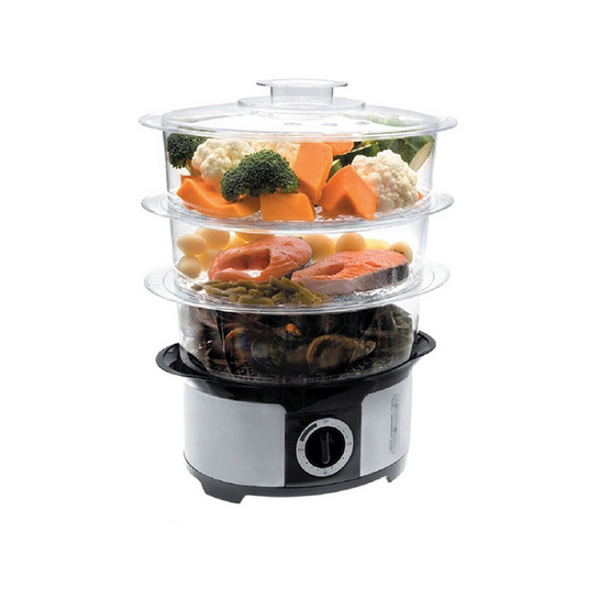 LACOR เครื่องอบนึ่งอาหารแบบไอน้ำ รุ่น 69121 ELECTRIC FOOD STEAMER LACOR เครื่องอบนึ่งอาหารแบบไอน้ำ รุ่น 69121 ELECTRIC FOOD STEAMER