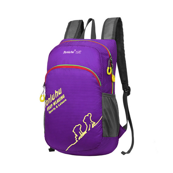 Tanluhu กระเป๋าเดินทางเป้ปีนเขา Backpack สีม่วง Tanluhu กระเป๋าเดินทางเป้ปีนเขา Backpack สีม่วง