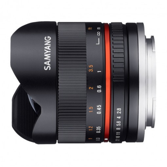 Samyang Lens 8mm / F2.8 II Sony E Black Samyang Lens 8mm / F2.8 II Sony E Black