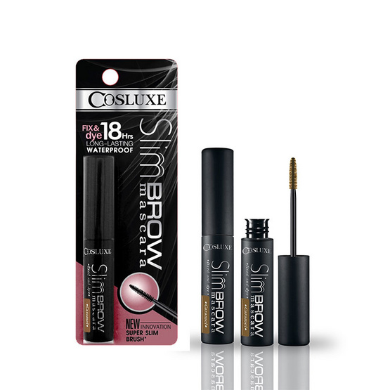 Cosluxe สลิมโบรว์ มาสคาร่าสำหรับคิ้ว สี Caramel Cosluxe สลิมโบรว์ มาสคาร่าสำหรับคิ้ว สี Caramel